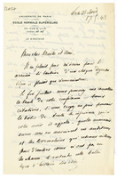 Lettera di  CARCOPINO