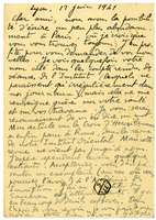 Lettera di  DE JERPHANION