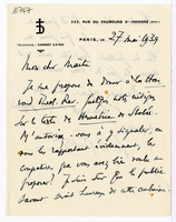 Lettera di  FESTUGIERE