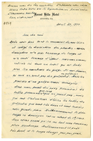 Lettera di  ROSTOVTZEFF