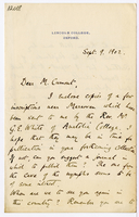 Lettera di  MUNRO