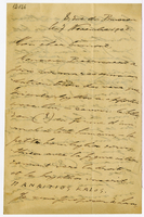 Lettera di  VAN BRANTEGHEM