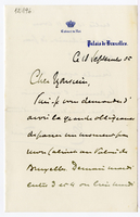 Lettera di CARTON DE WIART