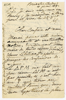 Lettera di  BLANCHET