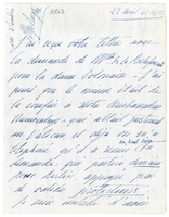 Lettera di  BORGHESE