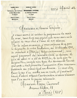 Lettera di  DE SELYS LONGCHAMPS