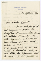 Lettera di  MUNRO