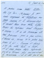 Lettera di  BORGHESE