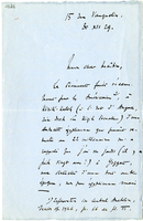 Lettera di  VIROLLEAUD