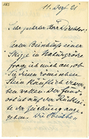 Lettera di  WOLTERS