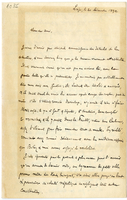 Lettera di  PARMENTIER