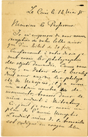 Lettera di  BANYSUL BEY