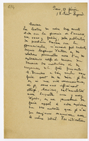 Lettera di  LEVY