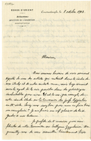 Lettera di  PETRIDES