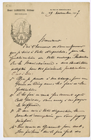 Lettera di  LAMERTIN