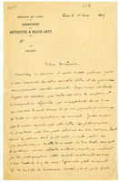 Lettera di  GAUCKLER