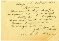 Lettera di  MAURET