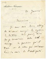 Lettera di  BOISSIER