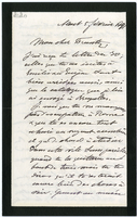 Lettera di  CUMONT