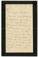 Lettera di  CLERMONT-GANNEAU