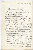 Lettera di  CUMONT