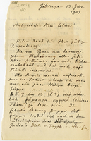 Lettera di  SCHURER