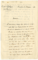 Lettera di  LAGRANGE