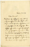 Lettera di  MUNZER