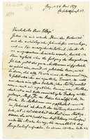 Lettera di  GURLITT