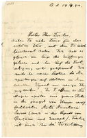 Lettera di  WENDLAND