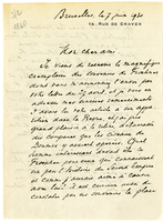 Lettera di  BEYENS