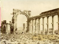Arco di trionfo e colonnato, Palmira